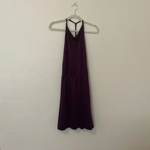 High-Neck Backless Cocktail Dress